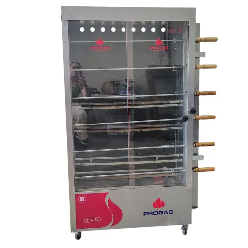 Vende-se máquina de assar frango progas 6 espetos capacidade 30 frangos
