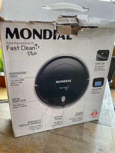 Robô Aspirador Mondial Fast Clean Plus - Precisa Trocar a Bateria