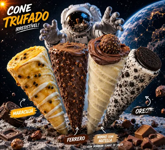 Revenda Cone trufado 
