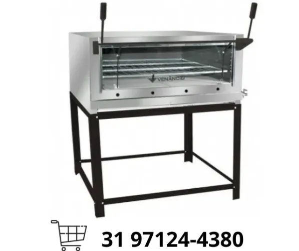 Forno com Pedra Refratária Venâncio 80x60 Novo