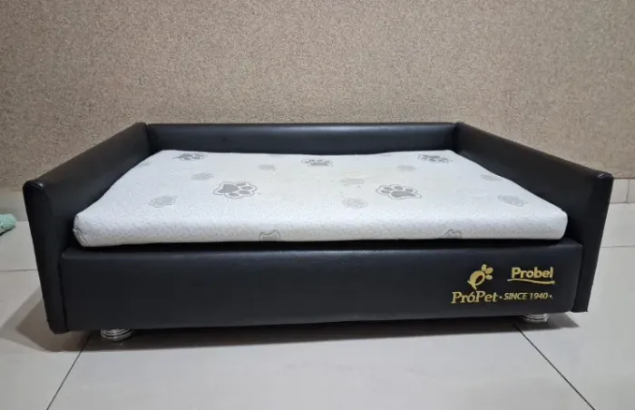 Conjunto Cama Box + Colchão Pet Probel PróPet Luxo - Preto