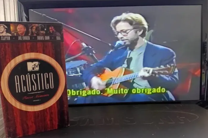 FITAS VHS MTV ACUSTICO - ORIGINAL - 80 CADA