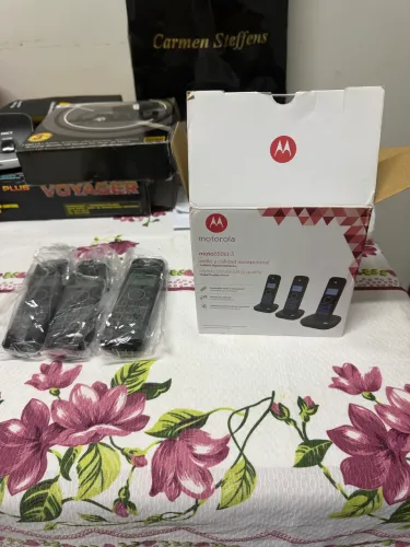 Vendo Telefone Sem Fio Motorola Moto550i - Kit com 3 Ramais (Novo na Caixa)