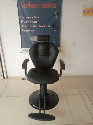Cadeira de salão hidráulica e reclinável 