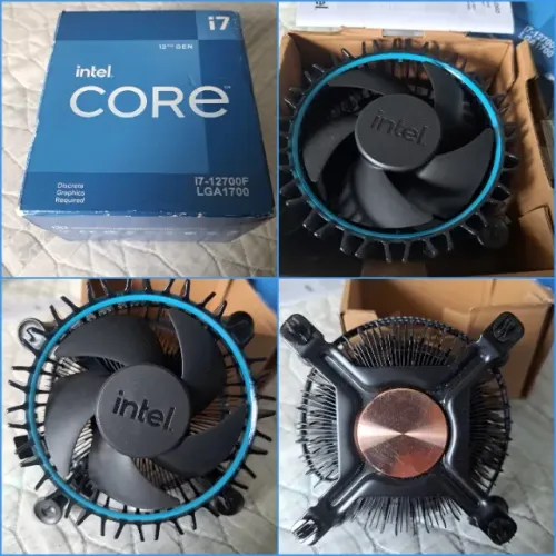 Cooler Box Intel Socket Lga 1700 12 13 14 Geração Led Preto (NOVO)
