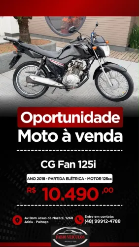 Honda CG 125 FAN / FAN KS / 125 I FAN 2018