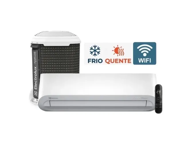 Ar Condicionado Inverter Electrolux 12000 BTUs Quente e Frio Color Adapt WiFi Split