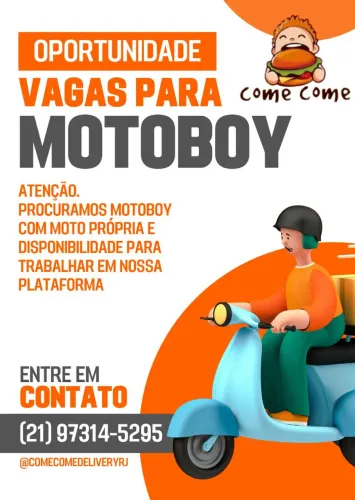 Vaga de entregador