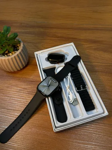 Smart Watch X com Pulseiras, Relógio Inteligente, GPS, NFC, Redes Sociais