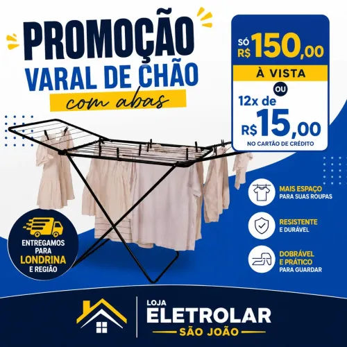 Varal de chão mor