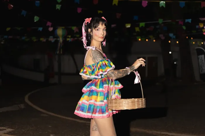 Vestido festa quadrilha junina M/G