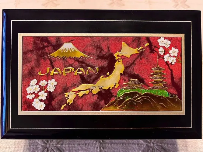 PORTA JÓIAS COM CAIXA DE MÚSICA - COMPRADO NO JAPÃO