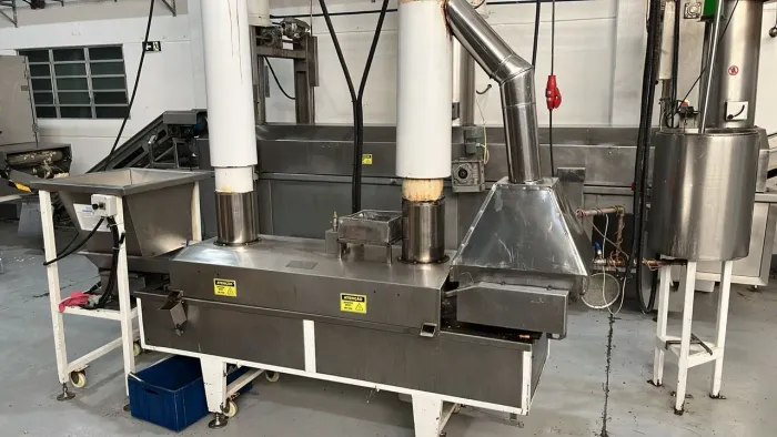 Fritador Contínuo elétrico para batata frita