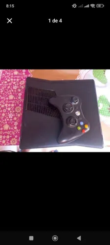 Xbox 360 com defeito luz vermelha acompanha controle apenas 