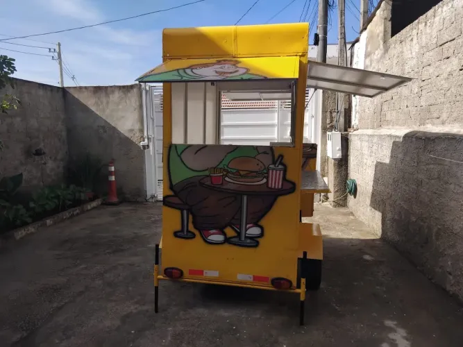 Trailer de lanches zero ,lindo lindo