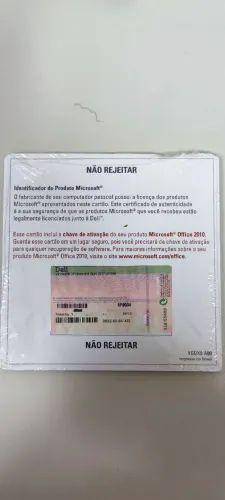 CD original do Microsoft Office 2010