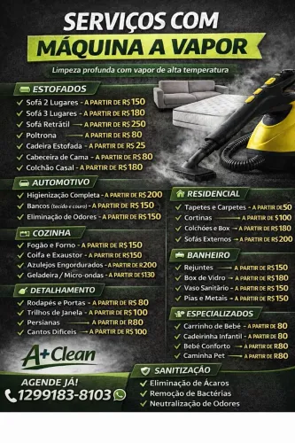 Higienização e limpeza profunda