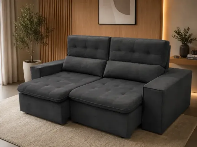Sofá Retrátil e Reclinável  (MEGA OFERTA)