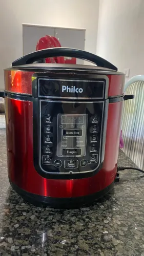 Panela De Pressão Elétrica Digital 6l Mondial Vermelho