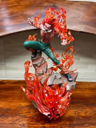 Action Figure Naruto - Maito Gai Sensei 26cm Com Led 