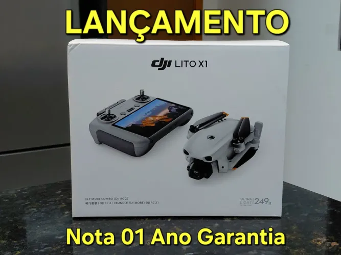 Drone DJI LITO X1 Fly More Combo (LACRADA) Nota Nacional 01 Ano Garantia