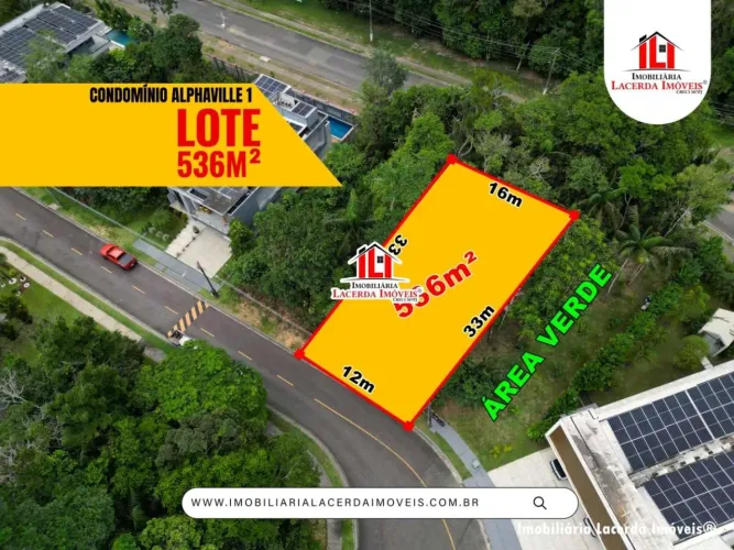 Alphaville Manaus 1 - Alphaville 1, Medindo 536m², Registro de Imóveis, Agende sua visita