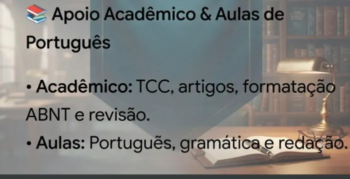 Apoio Acadêmico & Aulas de Português