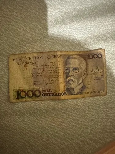 Cédula antiga para colecionadores 