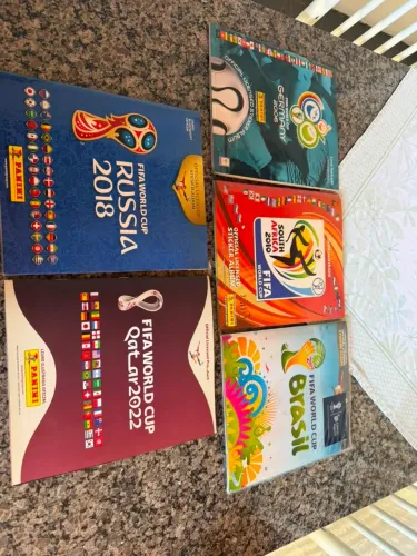 Álbuns copa do mundo Completos (impecável)