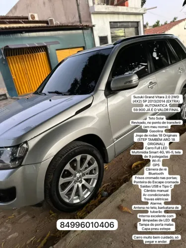 Suzuki Grand Vitara 2.0 16V 4x2/4x4 5P Aut. 2014