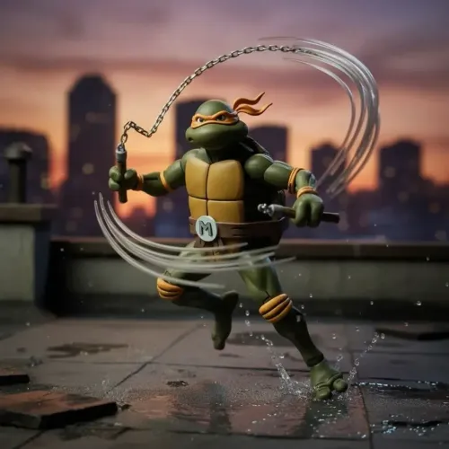 Neca TMNT Tartarugas Ninja Michelangelo