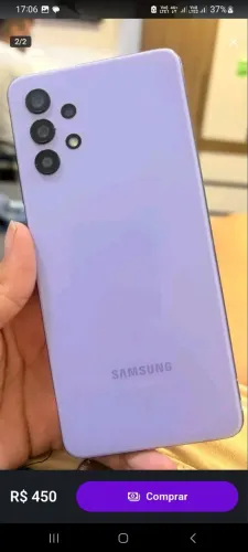 Samsung A32 128GB 8 RAM Impecável trocas só com volta em dinheiro. 350