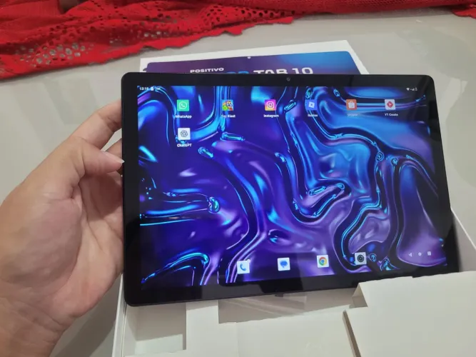 Tablet positivo vision tab 10 aceita chip e faz ligações novo.