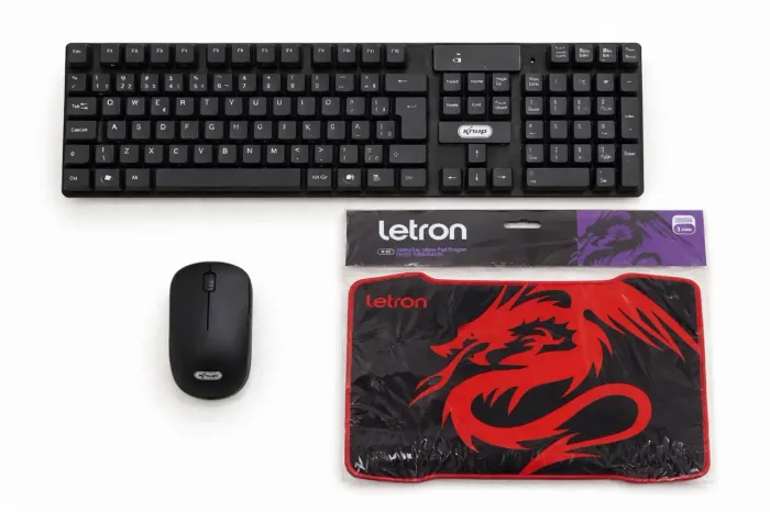 Teclado, mouse e mousepad (Favor ler o anúncio)