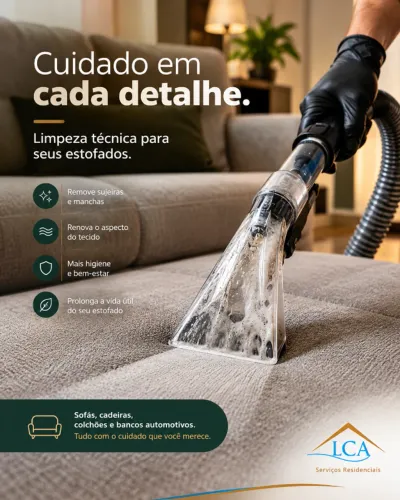Higienização de estofados