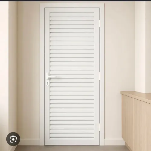Porta de alumínio branco 90x210