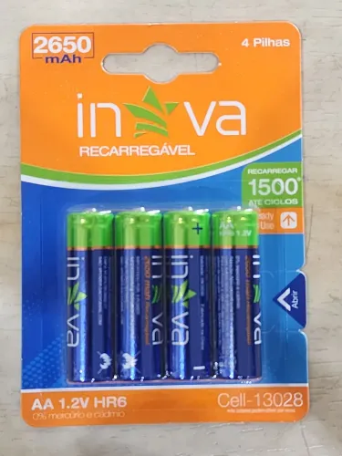 Pilhas Recarregáveis AA para controle de xbox 360 ou Wii