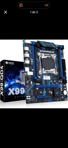 Placa mãe x99 e processador