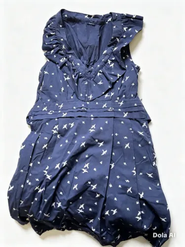 Vestido azul infantil