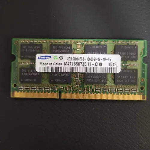 Memória RAM Notebook Samsung 2GB DDR3 1333MHz PC3-10600S