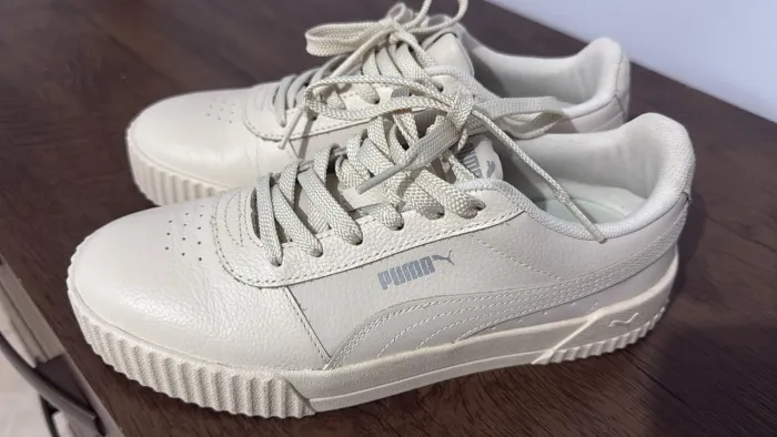 Tênis PUMA casual feminino branco Off