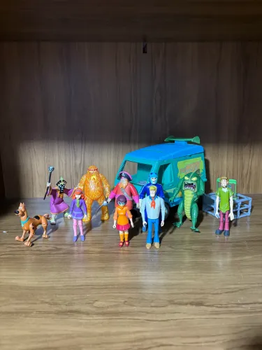 Scooby doo Hanna-Barbera articulados com van vilões