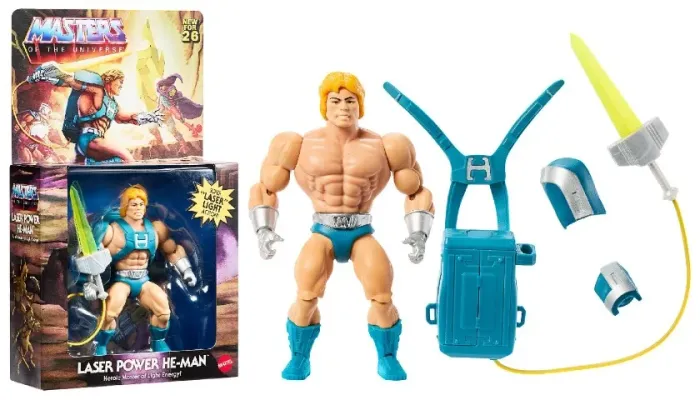 Masters Of The Universe Origins He-man Laser Power Lançamento Exclusivo Mattel Creations