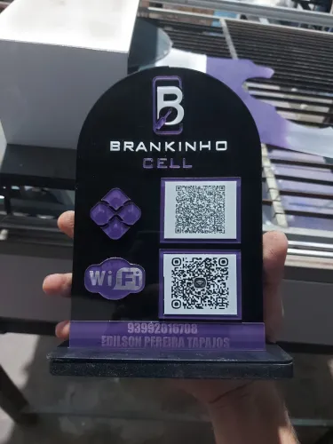 Placa pix personalizado e simples