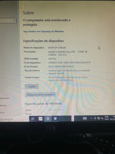 Vendo computador Windows 10