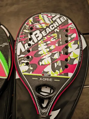 Raquete de beach tennis Italiana Max Beach Tennis X-Drive Profissional