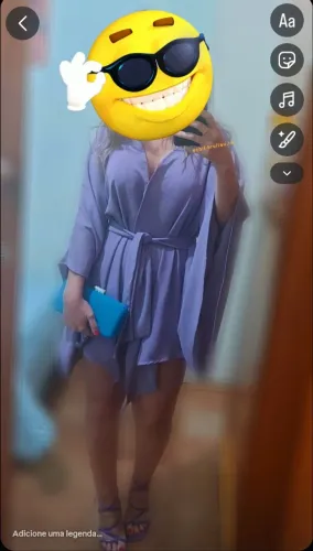 Vestido lilás