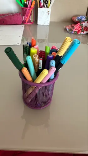 Kit canetas variadas (Pentel, CIS, Faber-Castell, Tombow, BIC)