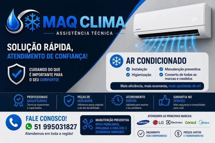 Instalação de Split, Conserto / Higienização