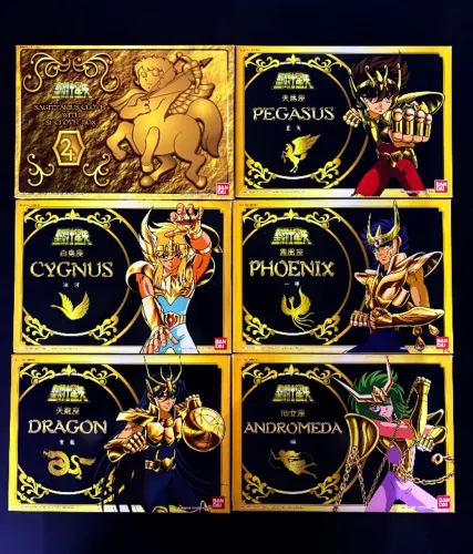 VENDO: Bonecos Cavaleiros dos Zodíaco BANDAI original gold caixa raríssima versao japonesa